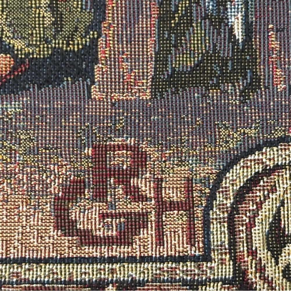 The Last Supper Wall Hanging Italian Tapestry Cenacolo Di Leonardo Made in Italy